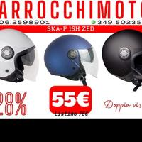 Caschi nuovi JET INTEGRALI MODULARI da 55