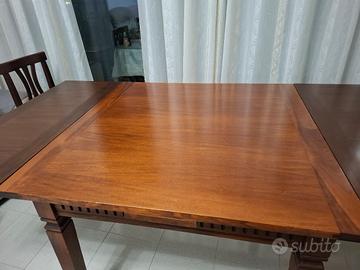 tavolo arte povera in legno 