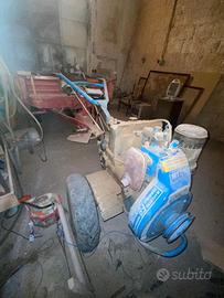 Motozappa carrellata lombardini 14 cv 4 ruote motr
