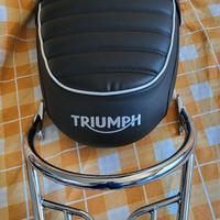 Sella e portapacchi moto triumph t120