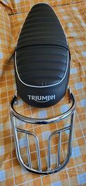 Sella e portapacchi moto triumph t120
