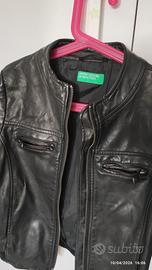 Giacca similpelle bambina 7/9 anni 