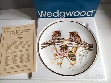 Piatto Topini. Porcellana inglese Wedgwood.