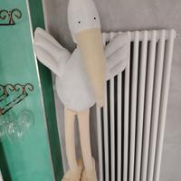 Cicogna peluche gigante 120 cm – Perfetta per nasc