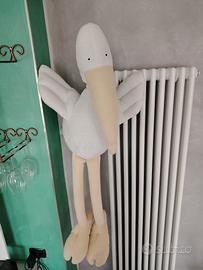 Cicogna peluche gigante 120 cm – Perfetta per nasc