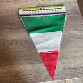 Festone con bandierine Jumbo bandiera italiana