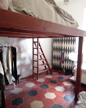 soppalco letto contenitore