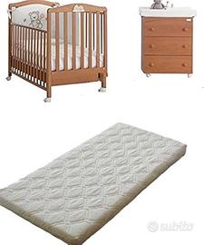 culla fasciatoio materasso cam +omaggi vari