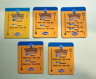 N. 5 POKEMON YOGA 2000 - CARTE LENTICOLARI