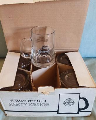 Bicchieri da birra Warsteiner (6) da 0,4 L