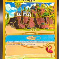 carta campo in spiaggia gold 263/182 ita Pokémon 