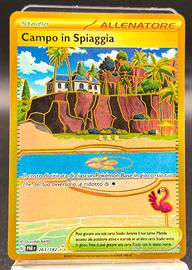carta campo in spiaggia gold 263/182 ita Pokémon 