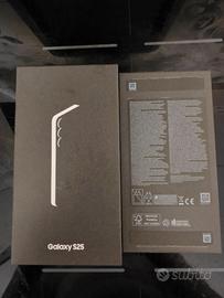 Scatole Samsung S25 e Samsung Z Flip6