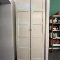 Armadio IKEA bianco 100 x 236 x 58 cm