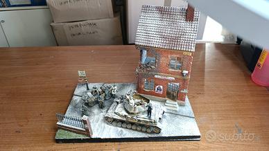 Diorama 1:35 Flakpanzer, Schwimmwagen Ardenne