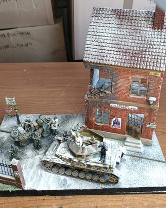 Diorama 1:35 Flakpanzer, Schwimmwagen Ardenne