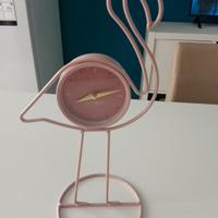 orologio da tavolo fenicottero 