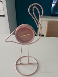 orologio da tavolo fenicottero 