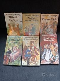 Sei libri romantici di Barbara Cartland