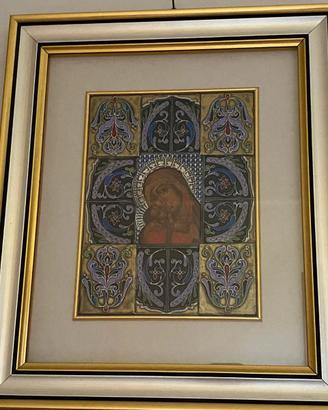 Quadro Madonna con cornice