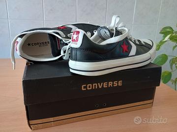 Converse All Star in pelle nera