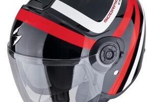 Casco Jet Scorpion Exo-City II Evo nero bianco ros