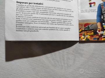 DEPLIANT BROCHURE GIOCHI LEGO VINTAGE ANNI '80