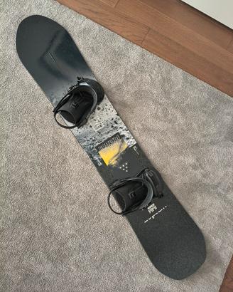Tavola da snowboard Rome con attacchi Union