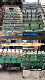 bigliardo biliardo calcio balilla MANUTENZIONE Fas