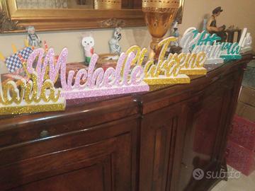 si realizzano scritta in polistirolo personalizzat