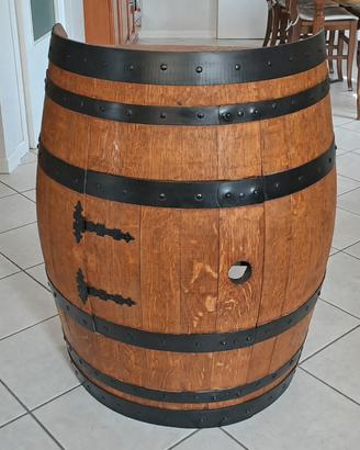 mezza botte-cantinetta artigianale 