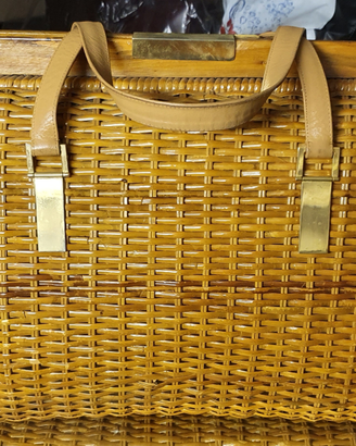 Borsa vintage in vimini