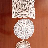  3 Centrini ad uncinetto