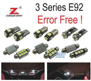 KIT 21 LAMPADE LED INTERNE BMW SERIE 3 E92 COUPE M