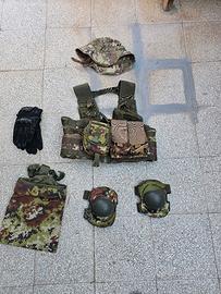 Set vestiario air soft vegetato