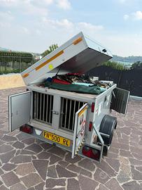 Carrello appendice trasporto cani