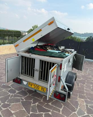 Carrello appendice trasporto cani