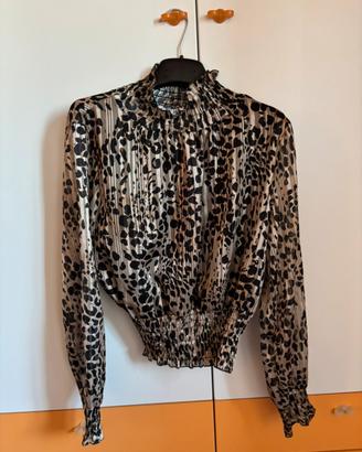 camicia leopardata