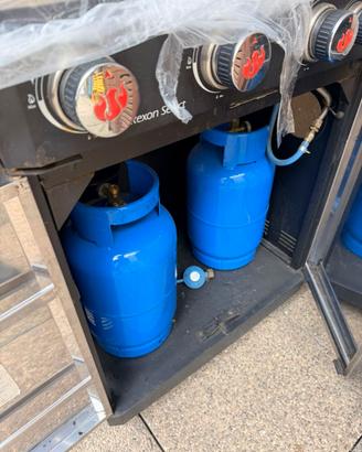 Barbecue a gas