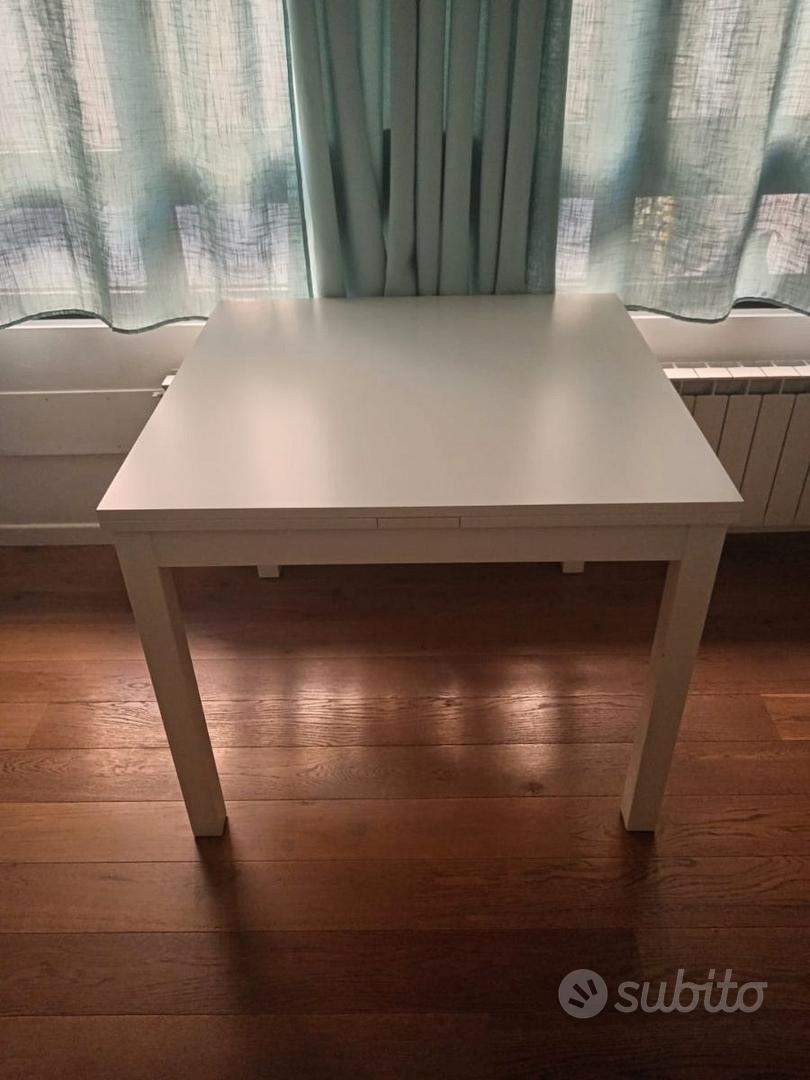 Tavolo IKEA BJURSTA bianco allungabile legno Arredamento e