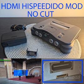 Nintendo 64 modificato HiSpeedido 64 HDMI (NO CUT)