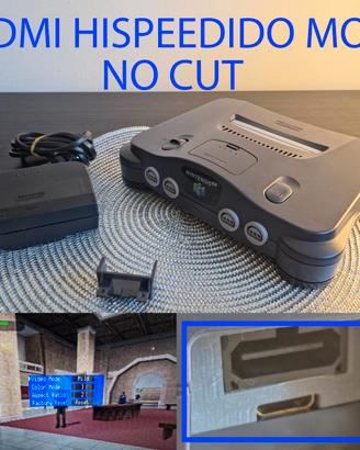 Nintendo 64 modificato HiSpeedido 64 HDMI (NO CUT)