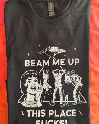 Maglietta donna Stranger things Beam me up