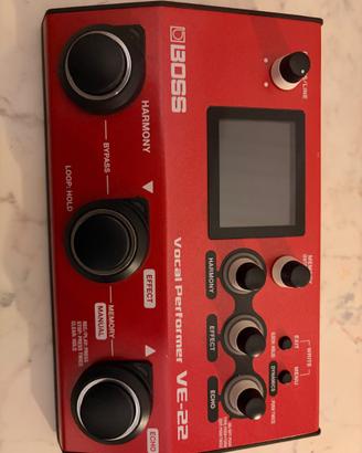 Boss ve-22 vocal performer NUOVA