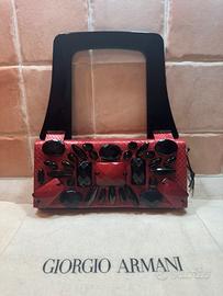 Borsa Giorgio Armani vintage in pelle esotica