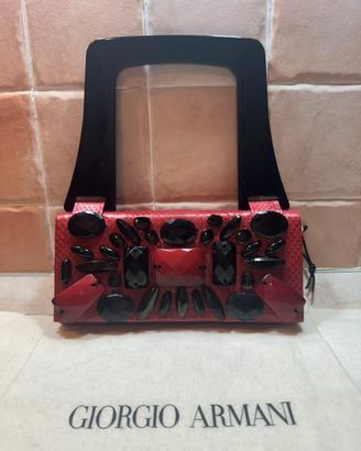 Borsa Giorgio Armani vintage in pelle esotica