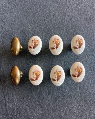 Set 8 pomelli vintage per mobili