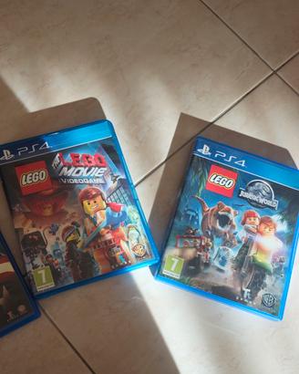 Giochi lego PS4 lego movie e Jurassic world