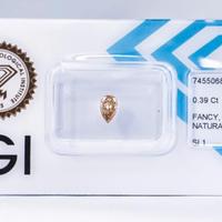 Diamante naturale Fancy Brown Yellow - 0,39ct IGI
