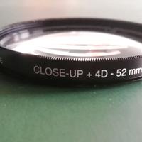 lente close up +4 diametro 52mm